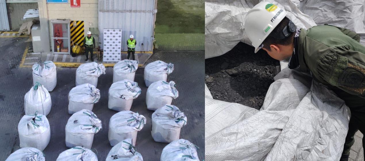 Cocaína incautada por la Policía. 