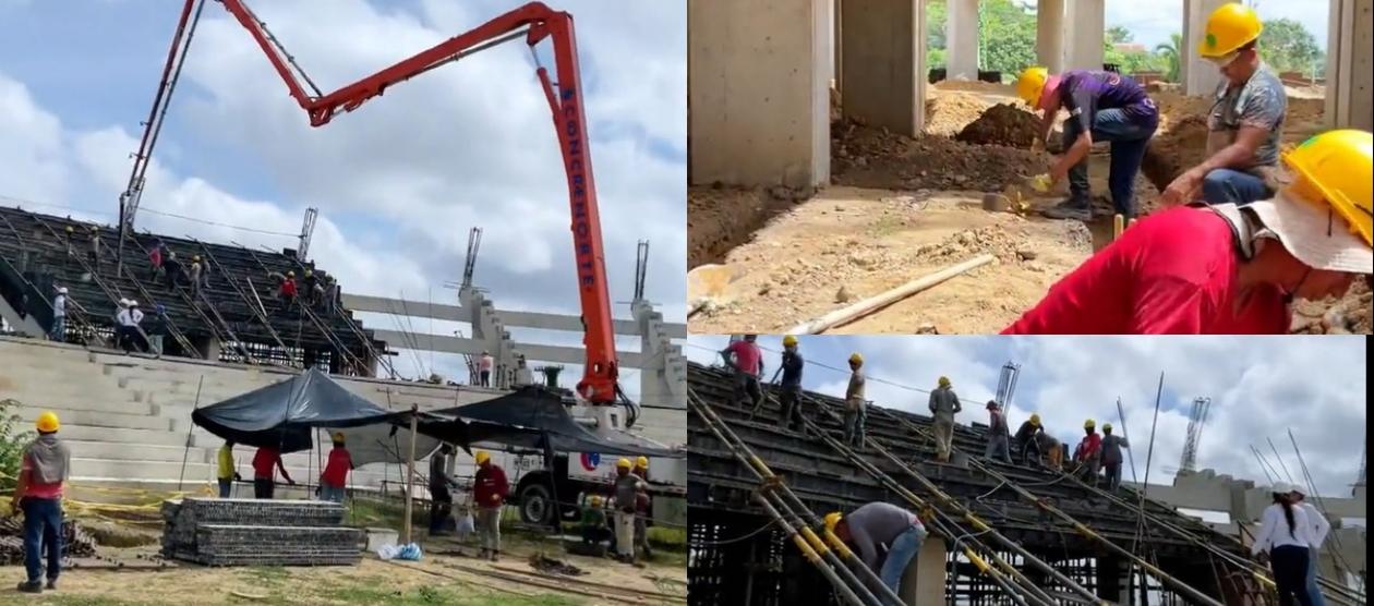 Imágenes de la obra.