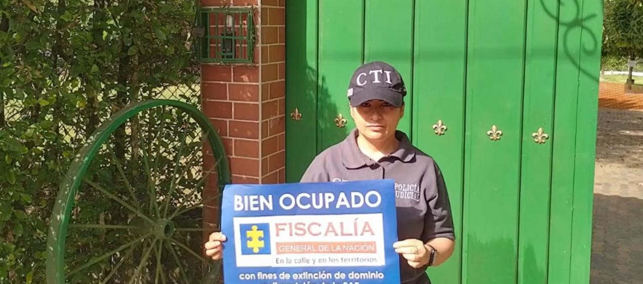 Uno de los predios ocupados por la Fiscalía. 