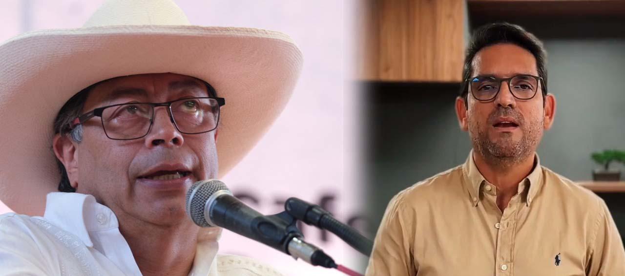Gustavo Petro y Juan Guillermo Zuluaga.