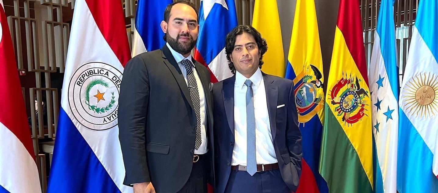 Germán Londoño con Nicolás Petro.