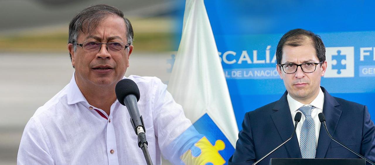 Presidente Gustavo Petro se reunió con el Fiscal General, Francisco Barbosa para hablar sobre su seguridad.
