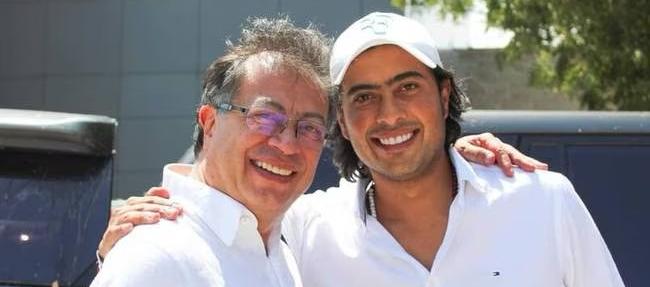 Gustavo Petro y su hijo Nicolás