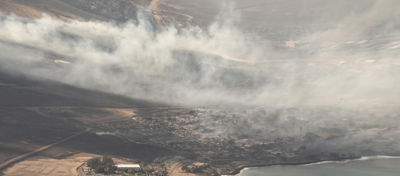 Imagen del incendio.