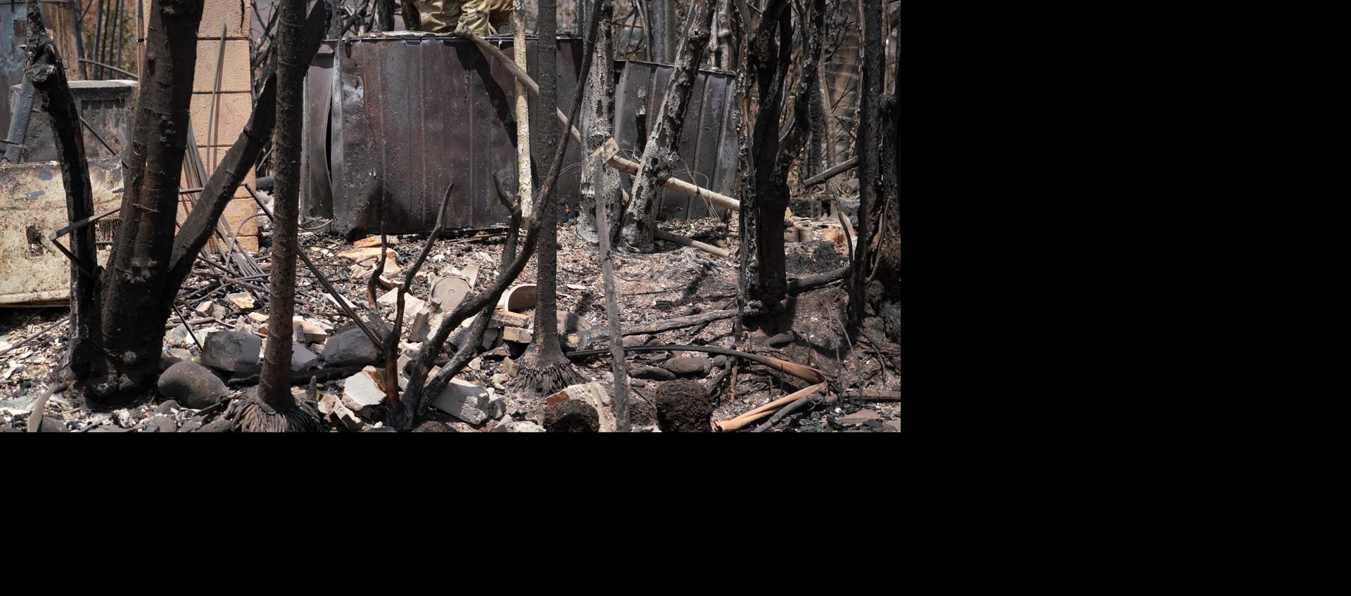 Imagen de los destrozos.