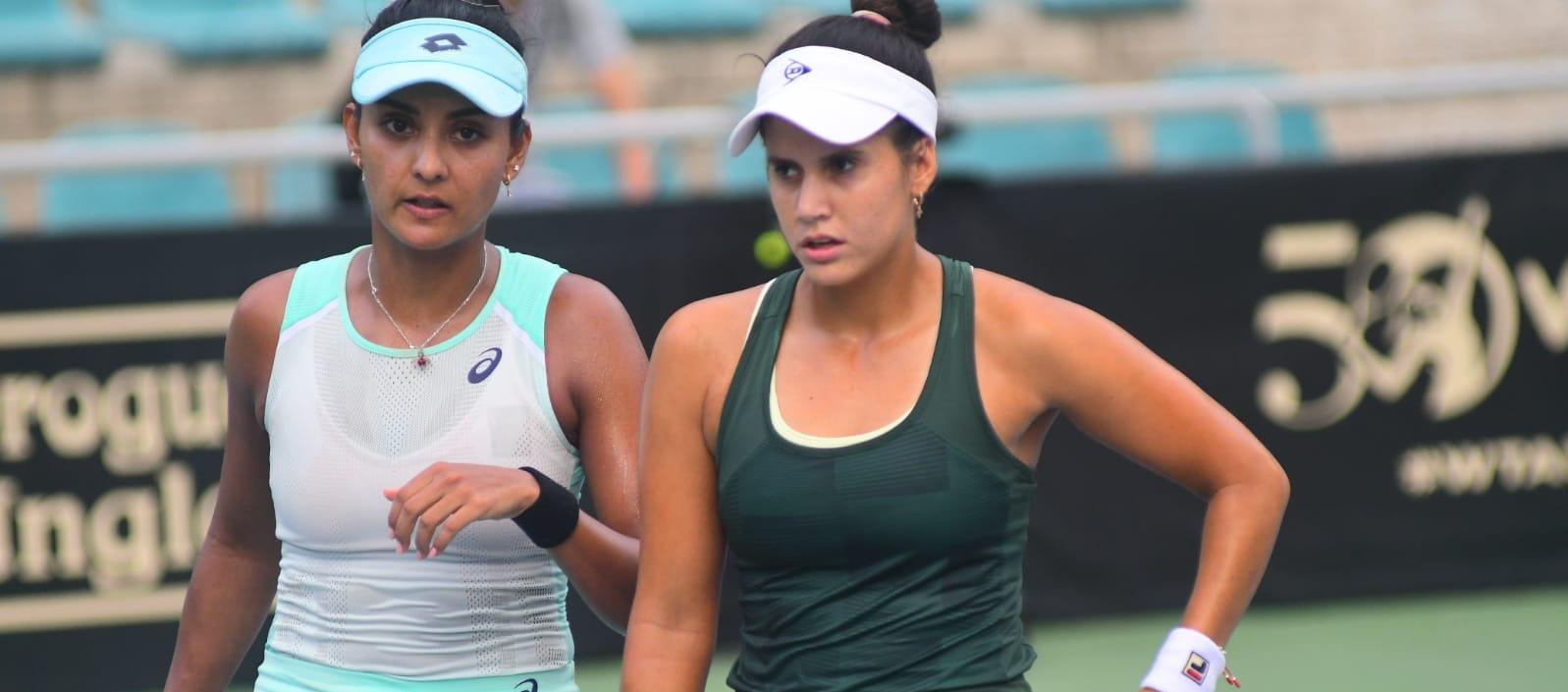 Las colombianas María Paulina Pérez y Yuliana Lizarazo, finalistas en dobles 