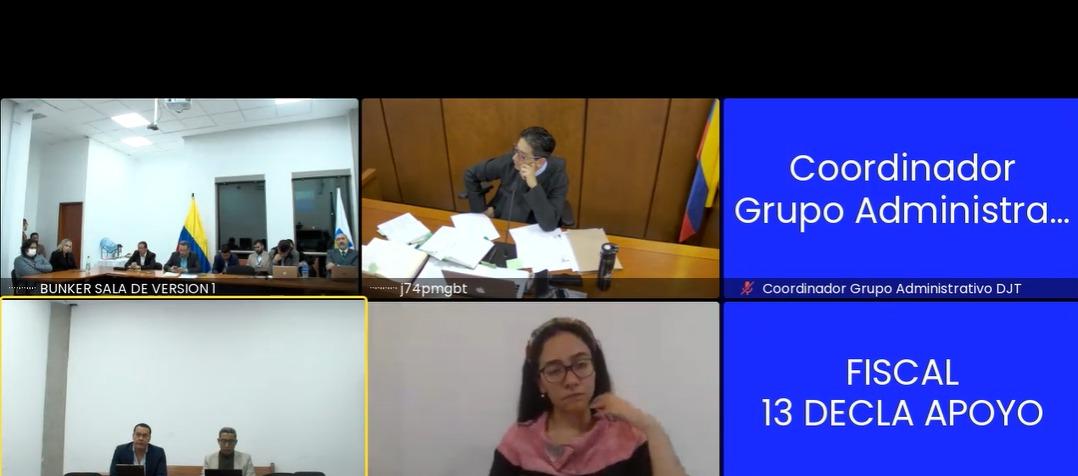 Audiencia de Nicolás Petro y Dayasuri Vásquez