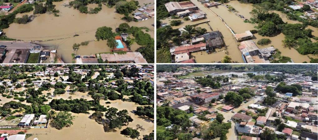 Imágenes de las inundaciones.