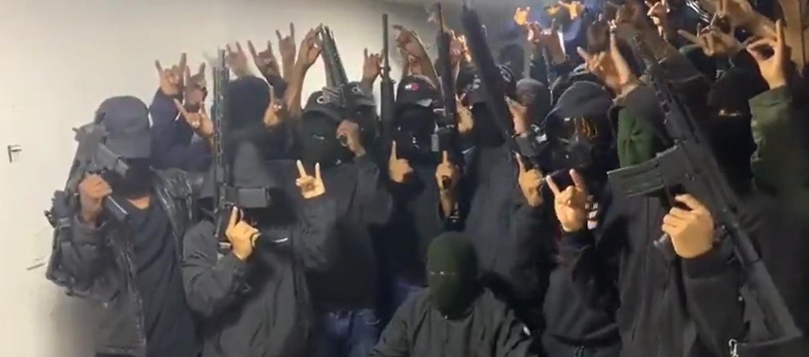 'Los Lobos', el grupo que se atribuyó el atentado.