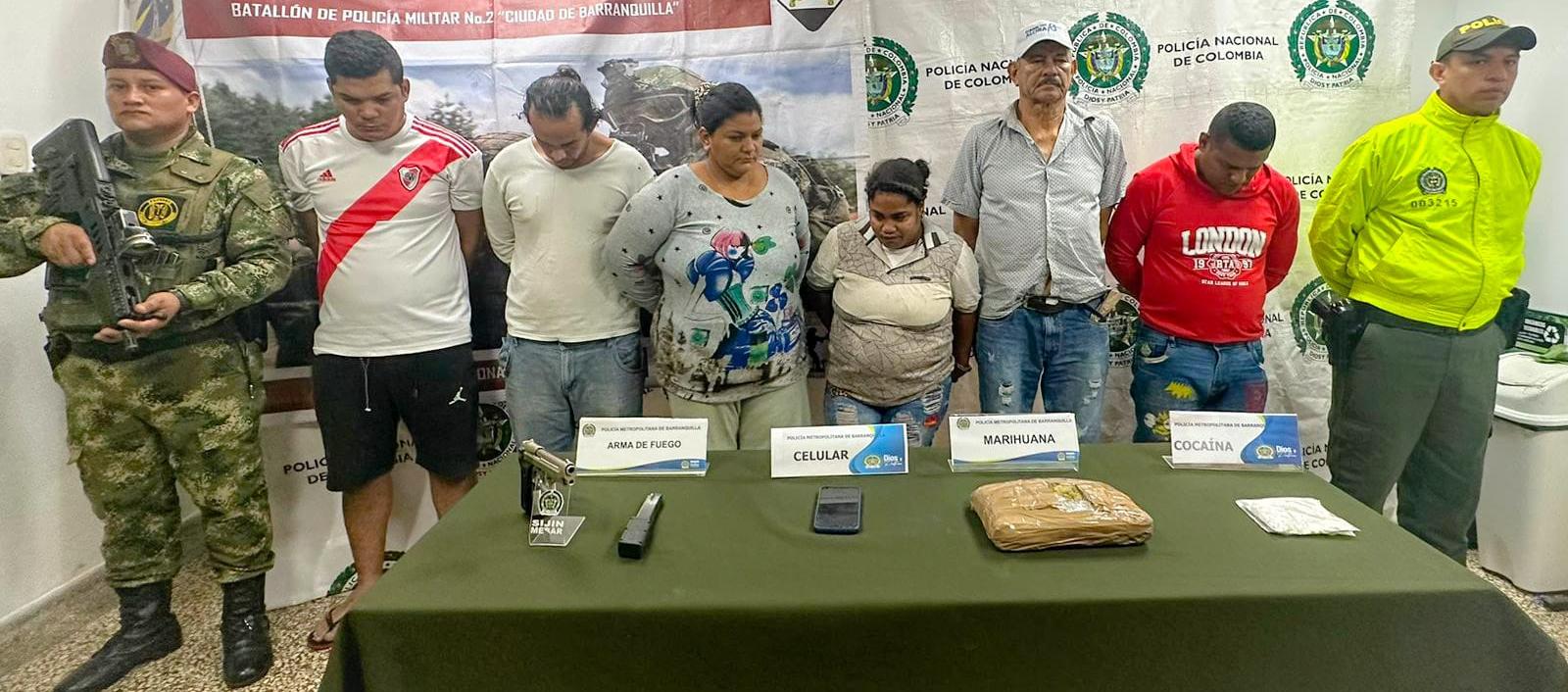 Presuntos integrantes de 'Los Gomorra'.