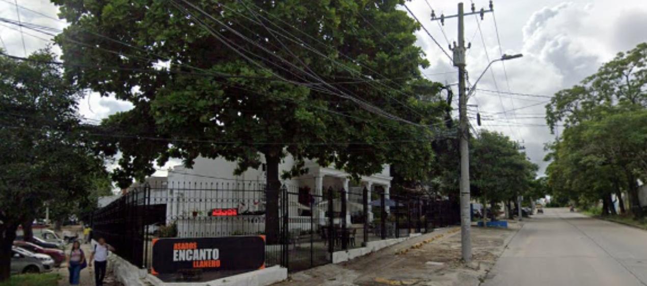 Lugar donde se registró el ataque sicarial. 