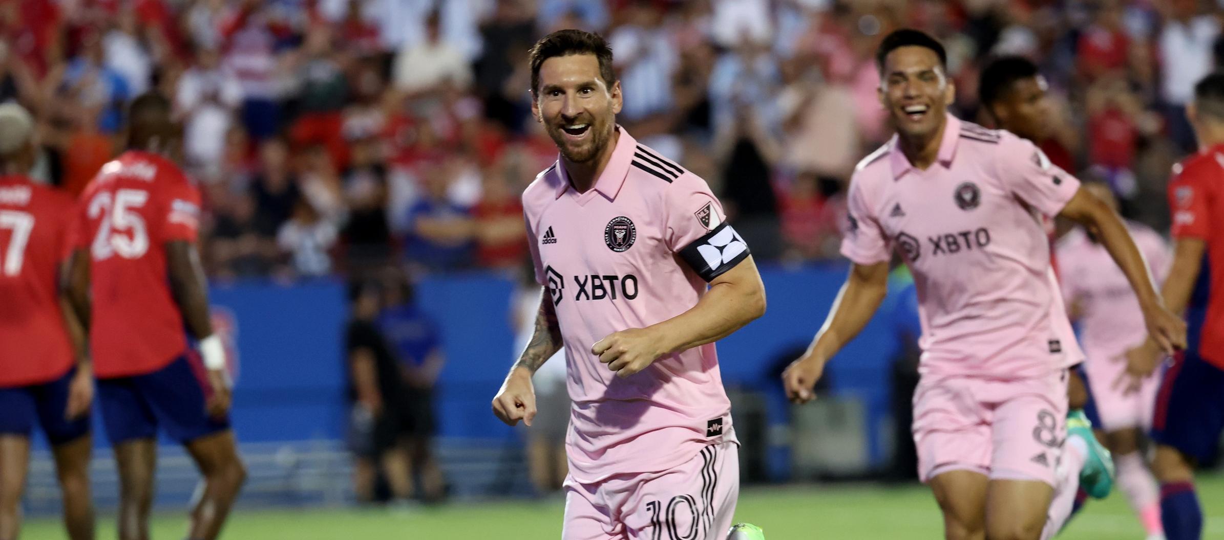 El campeón del mundo, Lionel Messi, en el partido de este domingo