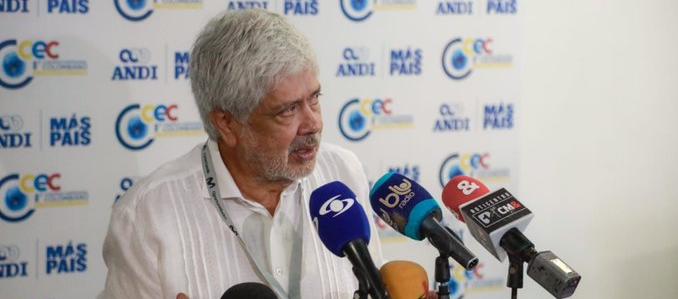 Ministro de Comercio Germán Umaña, en el evento en Cartagena.