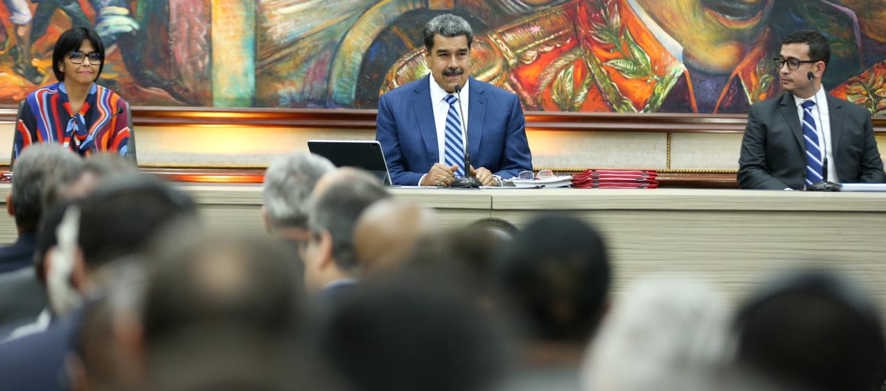 El Presidente de Venezuela, Nicolás Maduro.