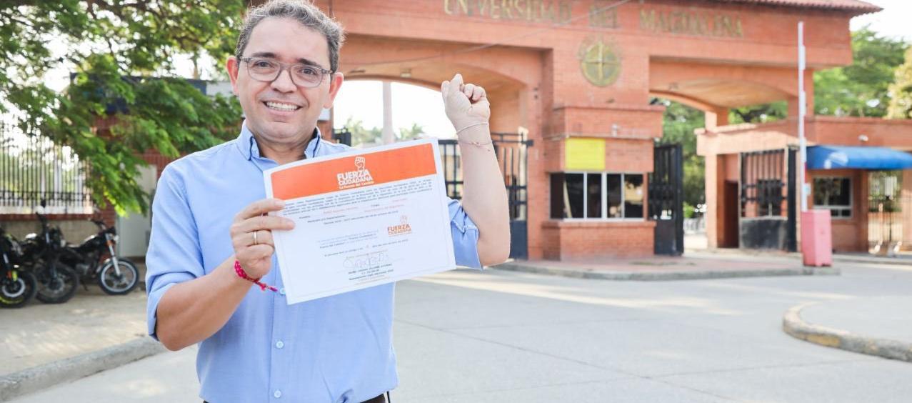 El exalcalde de Santa Marta, Rafael Martínez.