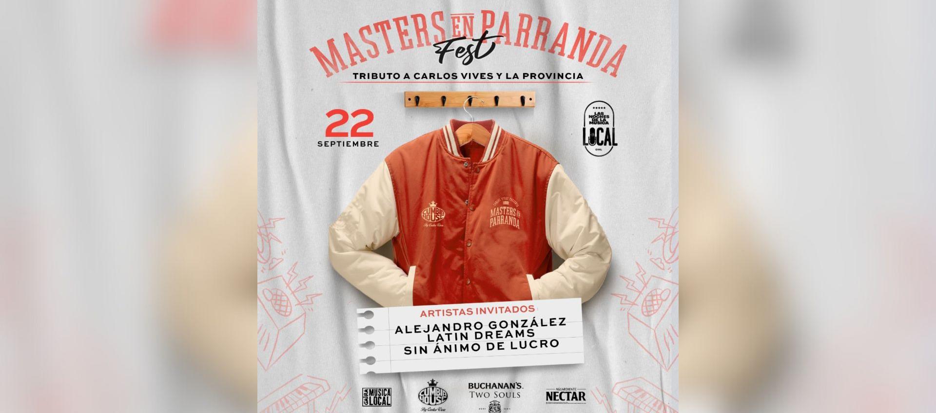 'Masters en Parranda Fest’ tendrá tres fechas.