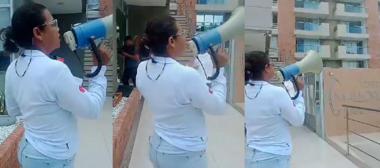 Con megáfonos operarios de Air-e cobran a supuestos “morosos”