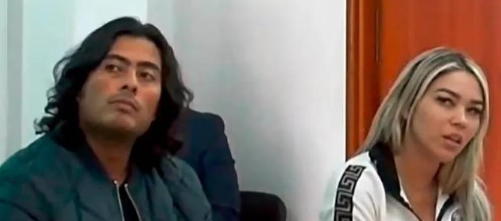 Nicolás Petro y Daysuris Vásquez durante una de las audiencias.