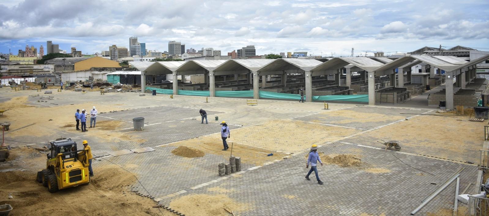 Avanzan obras del Gran Bazar.