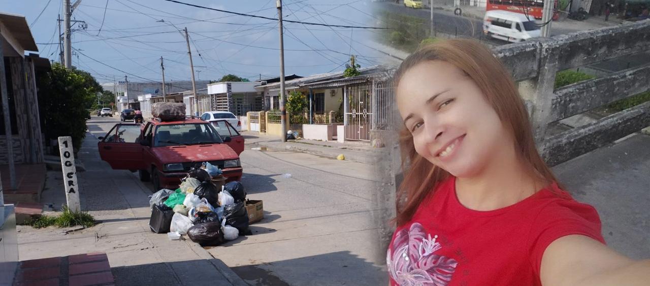 Abigail Ojeda González y el lugar donde fue asesinada.