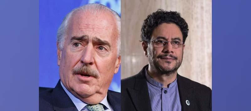 Expresidente Andrés Pastrana y Senador del Pacto Histórico, Iván Cepeda.