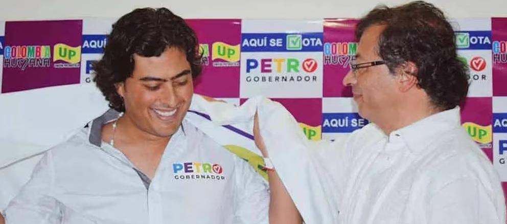 Nicolás y Gustavo Petro durante la época de campaña presidencial.