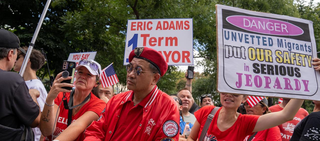 Imagen de la protesta.