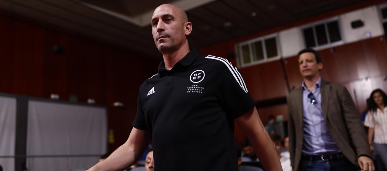 Luis Rubiales, presidente de la Real Federación Española de Fútbol.