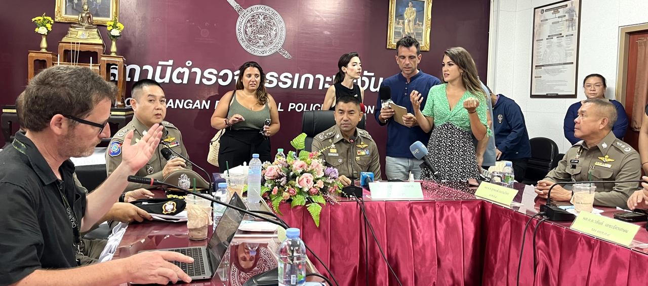 Miembros de la Policía de Tailandia.