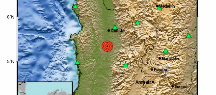 Réplicas tras temblor en el departamento de Chocó. 