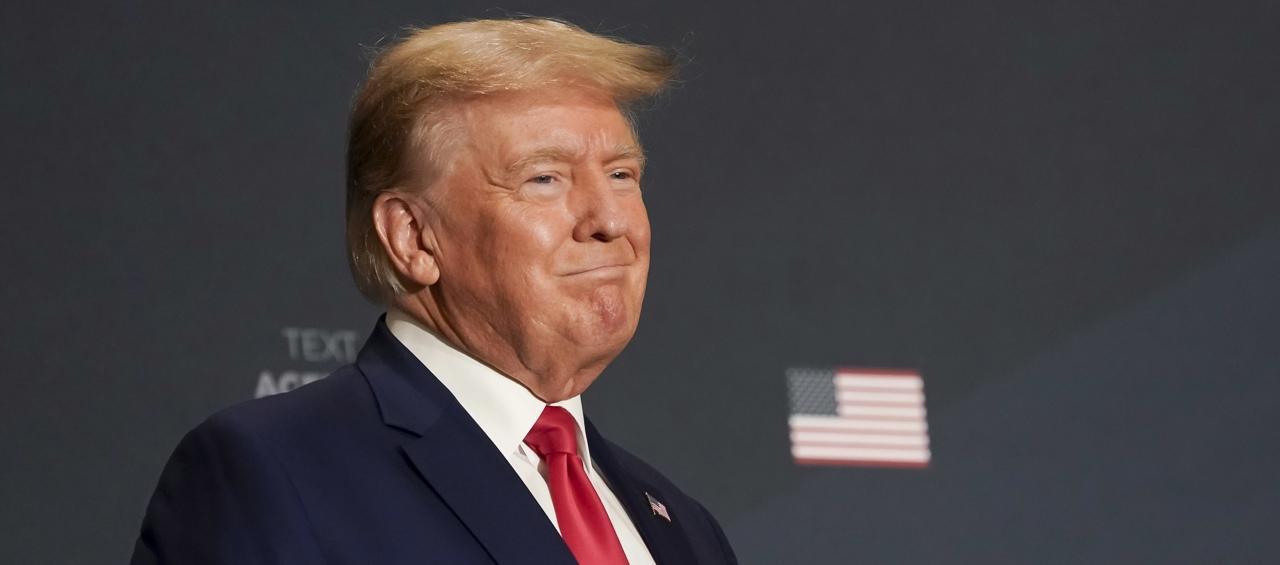 El expresidente de Estados Unidos, Donald Trump.