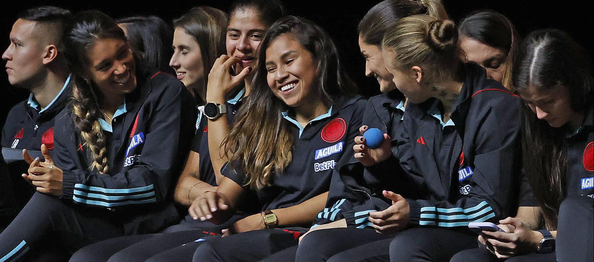 Una multitud recibió a la selección colombiana