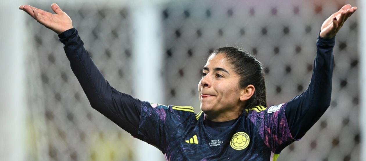 La delantera colombiana Catalina Usme.