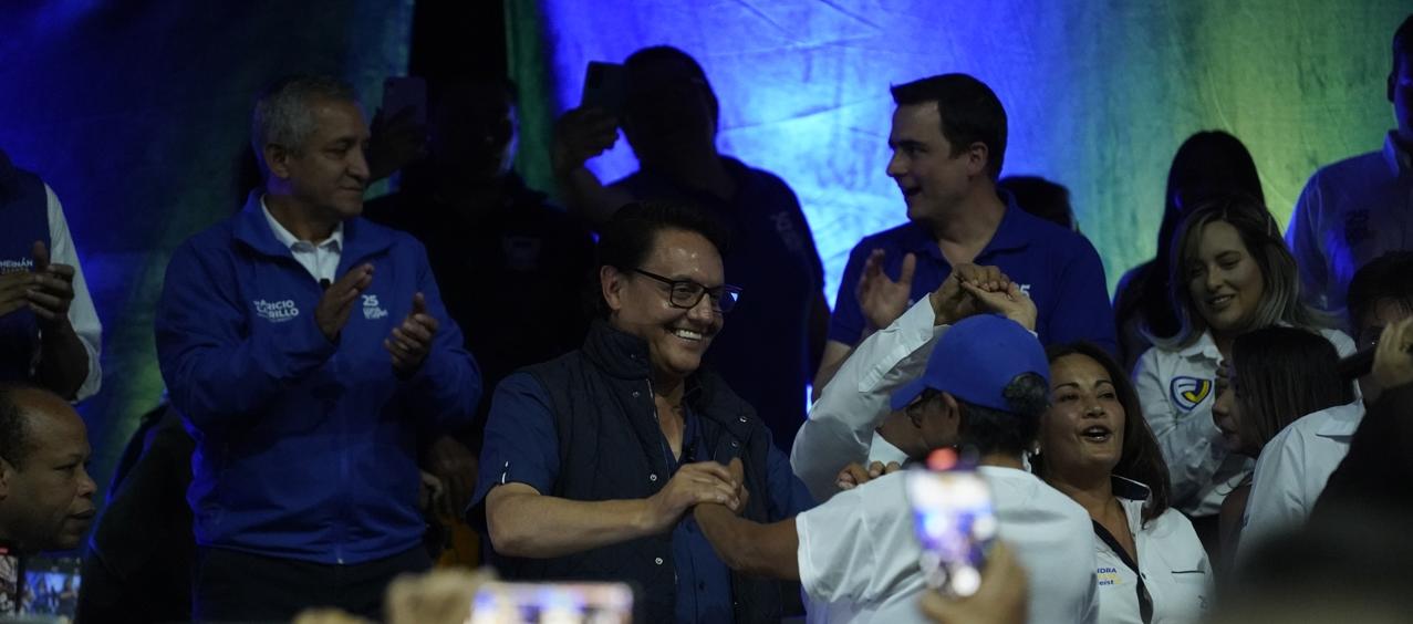 El candidato presidencial asesinado Fernando Villavicencio.