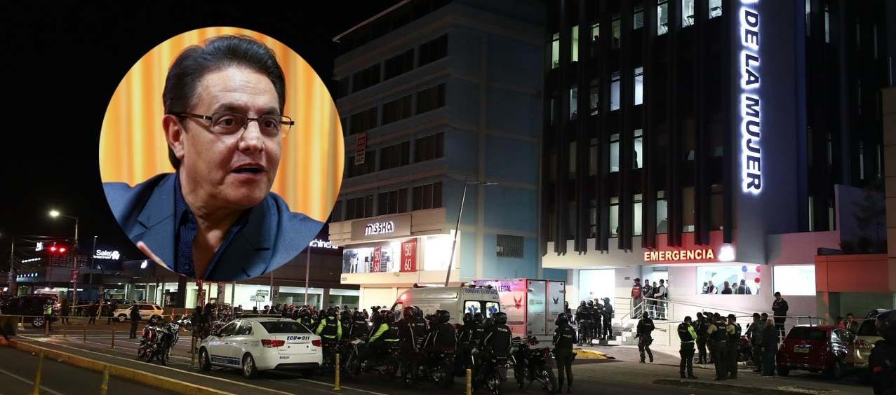 El candidato presidencial ecuatoriano Fernando Villavicencio.