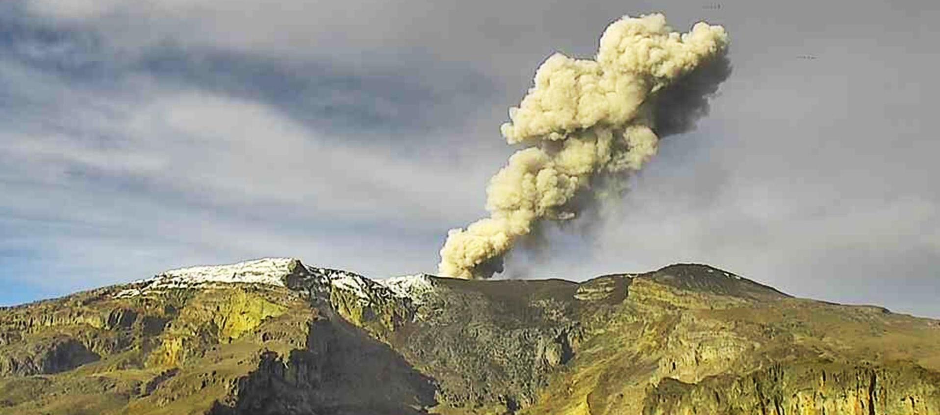 Volcán Nevado del Ruiz.