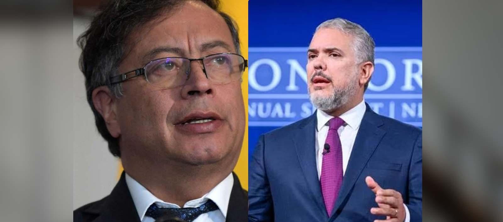  Gustavo Petro y Iván Duque 