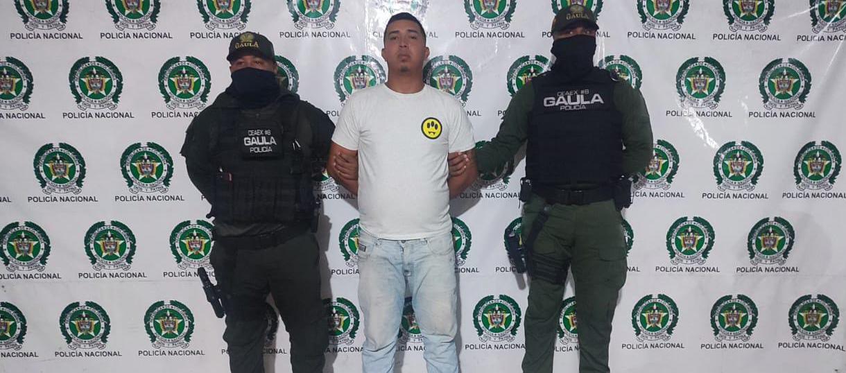 Alias 'Rony', capturado por la Policía.