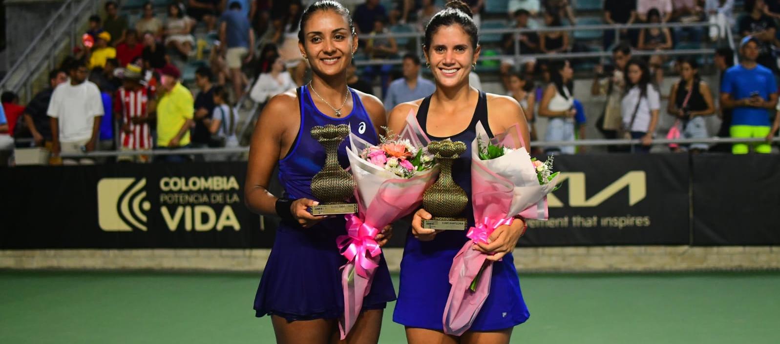 María Paulina Pérez y su pareja Yuliana Lizarazo.