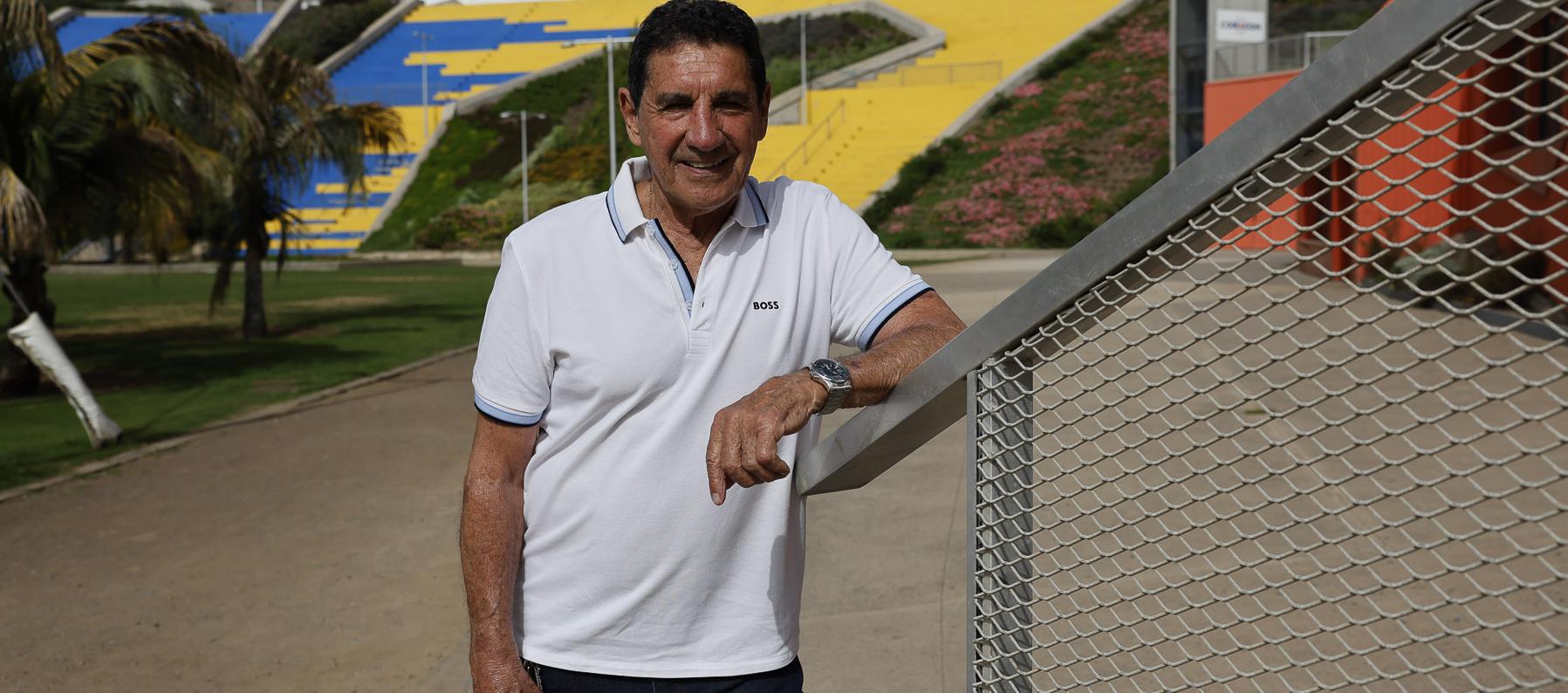 Daniel Carnevali jugó en Las Palmas entre 1973 y 1979.