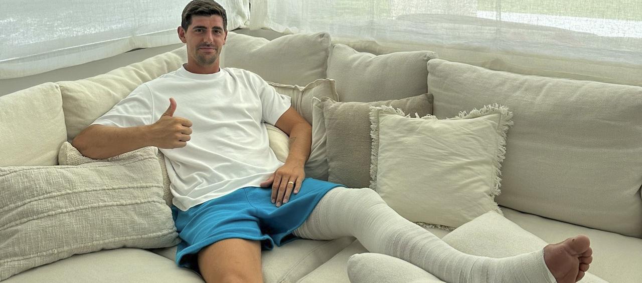 El tiempo aproximado de recuperación para Thibaut Courtois es de ocho meses. enta de Twitter. 