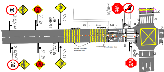 Micro intervención en la carrera 59 con calle 70.