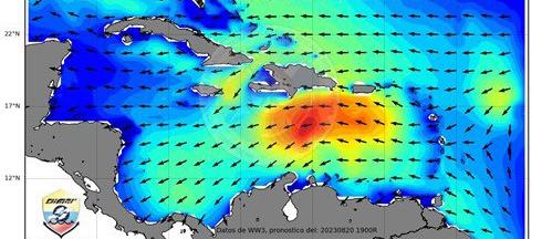 Campo climático del pasado lunes.