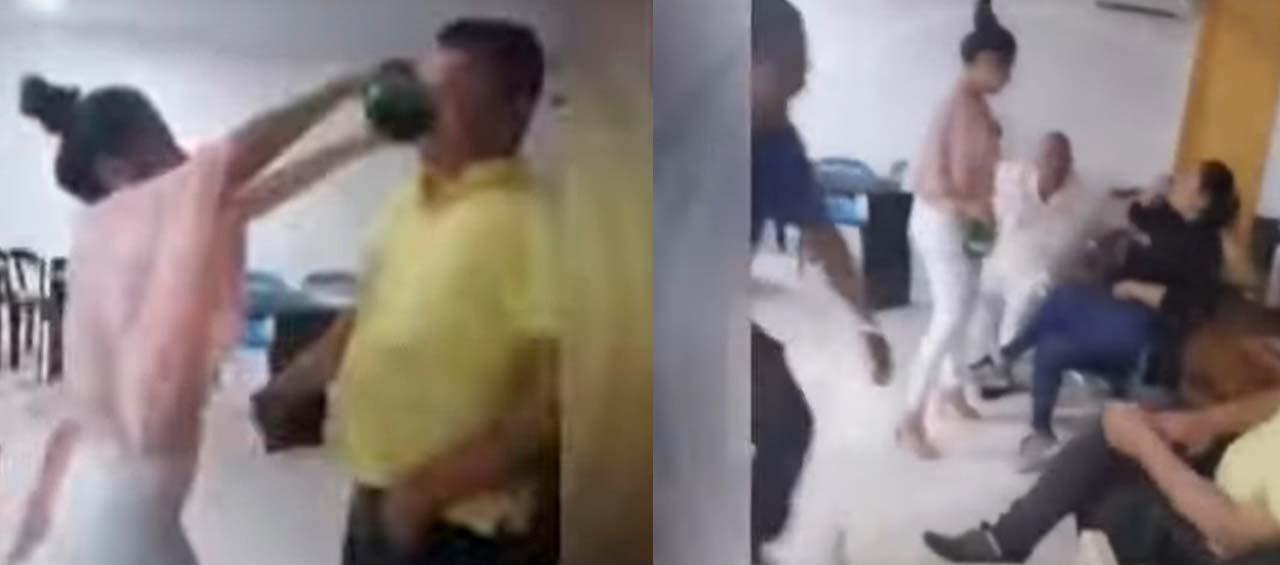 La rumba de los concejales de Chimichagua el 22 de agosto del 2022.