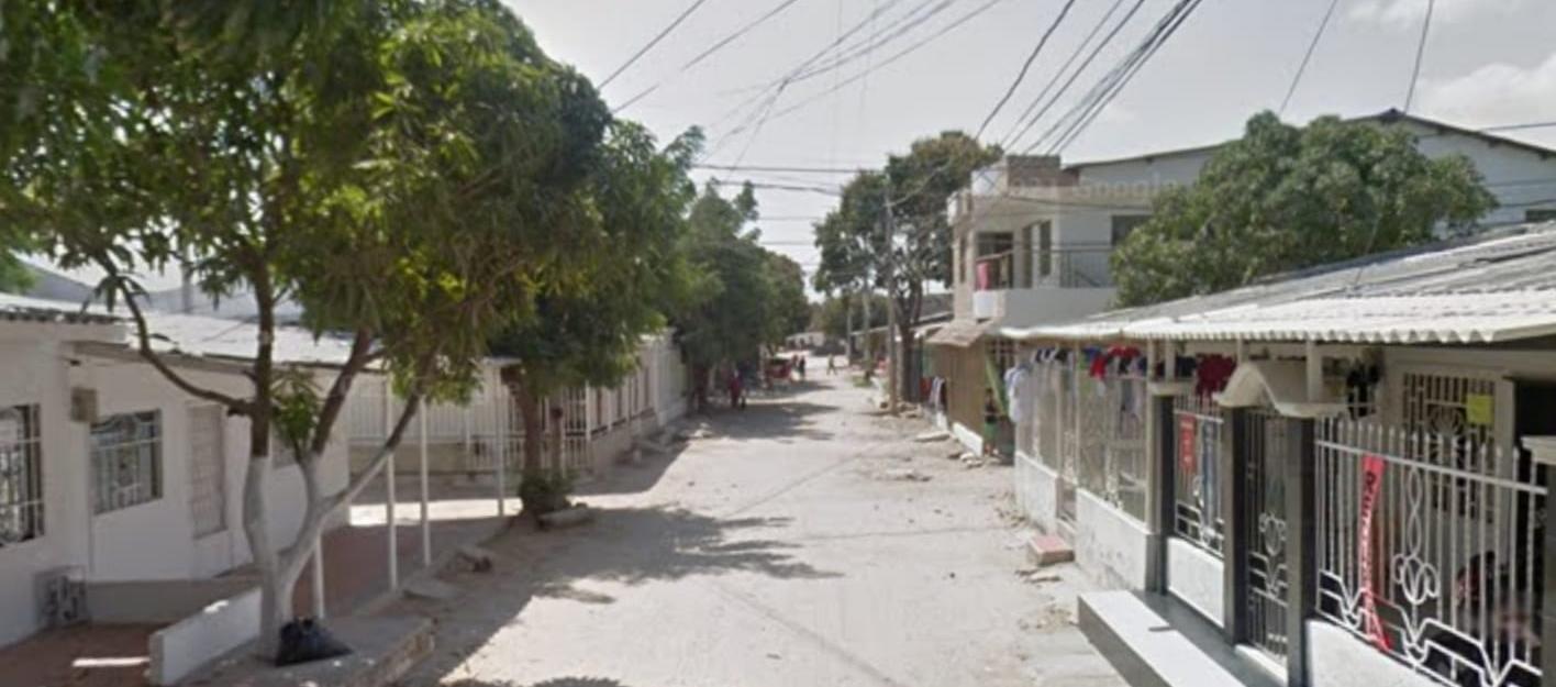 Sector barrio Las Colonias.