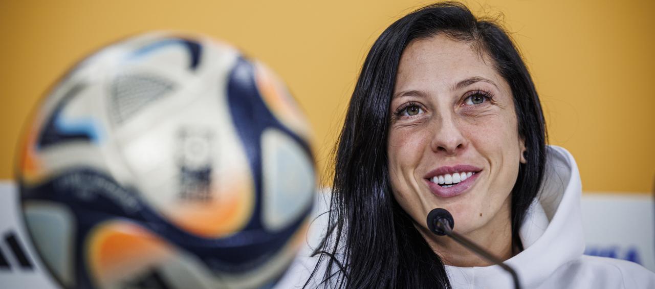 Jenni Hermoso, jugadora de la selección española de fútbol. 