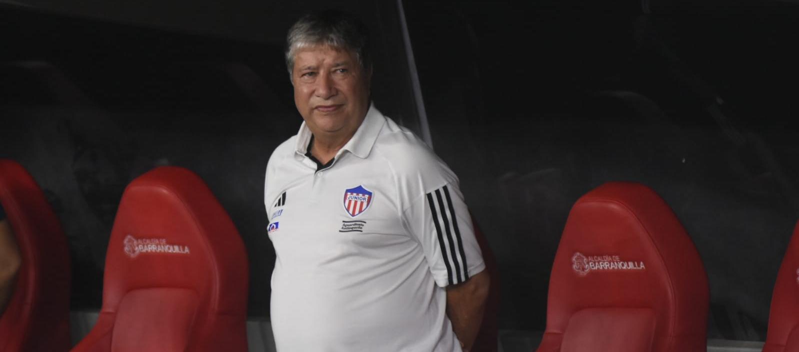 Hernán Darío Gómez, técnico saliente del Junior. 
