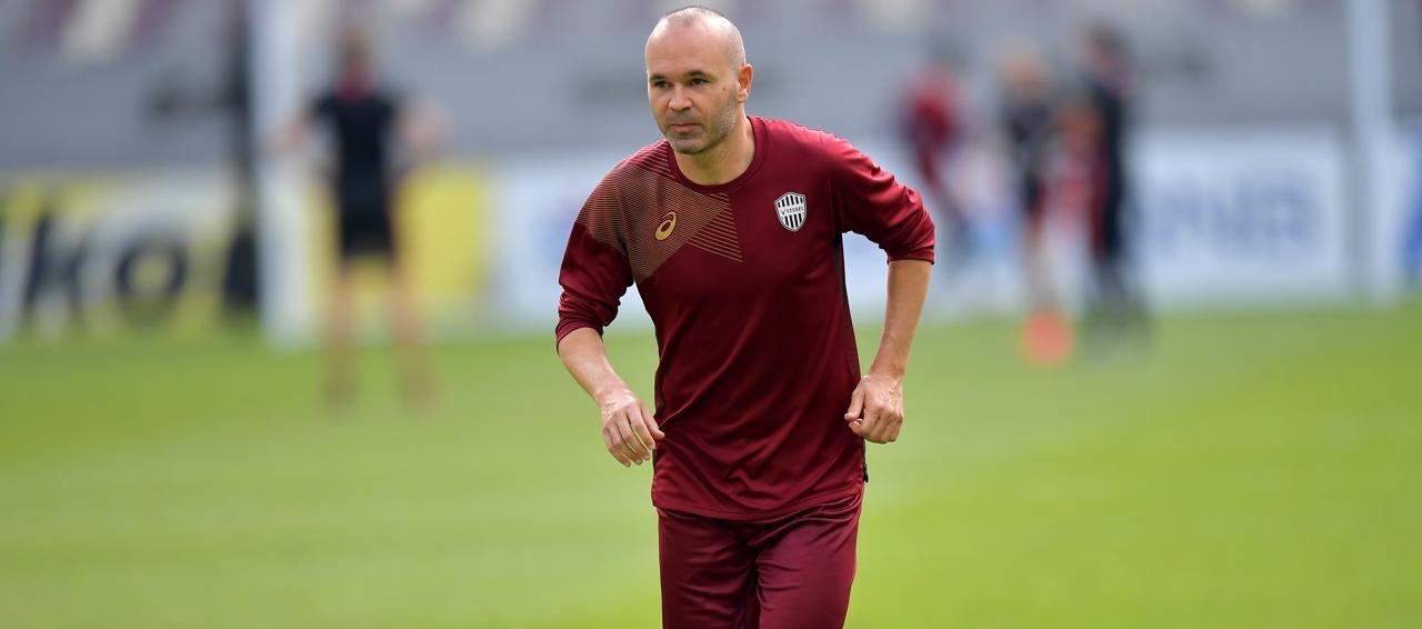 Andrés Iniesta, mediocampista español. 