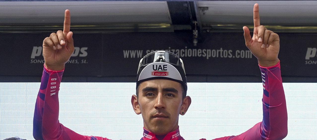 Juan Sebastián Molano, corredor colombiano del UAE Emirates. 