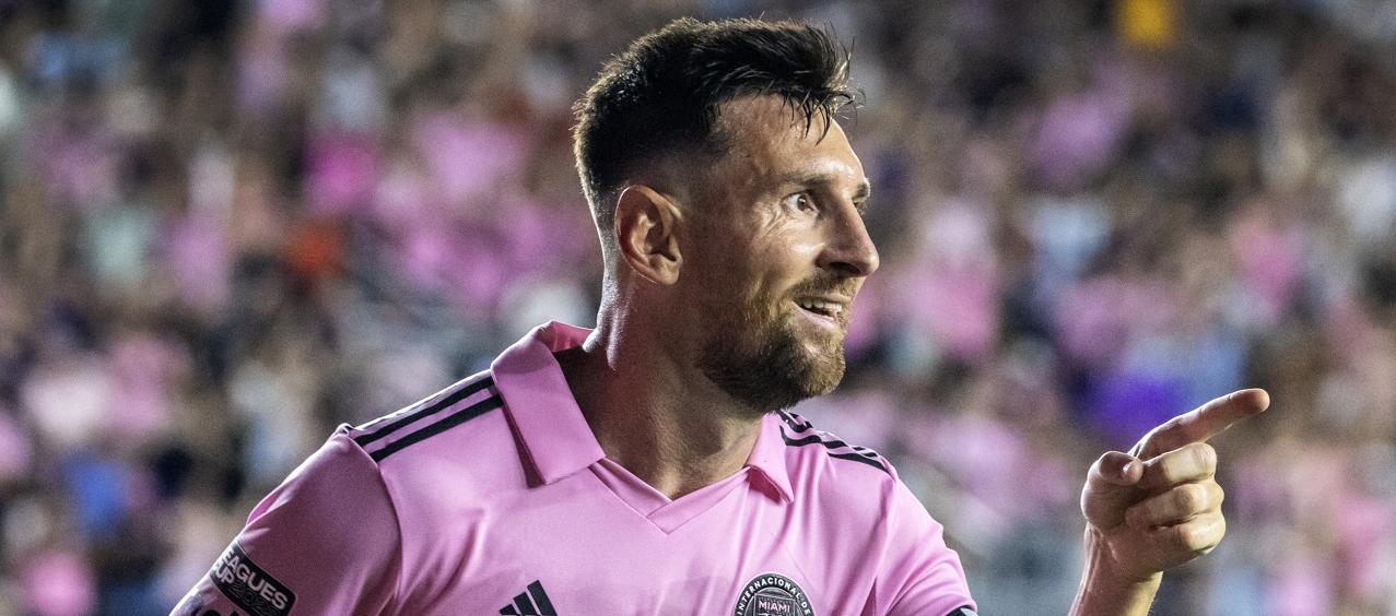 Lionel Messi suma nueve goles en seis encuentros con el Inter Miami. 